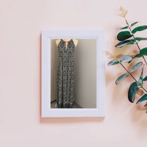 NWOT apt. 9 Black and Cream maxi sleeveless dress